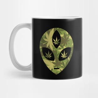 Third Eyed Alien Head: Weed Camo Edition Mug